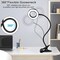 2 Pack LED Clip on Lamp Book Light for Kids Reading in Bed, 3 Color Modes with 10 Levels Brightness Flexible Gooseneck Clamp for Bed Headboard Video, Craft, Make up, Study